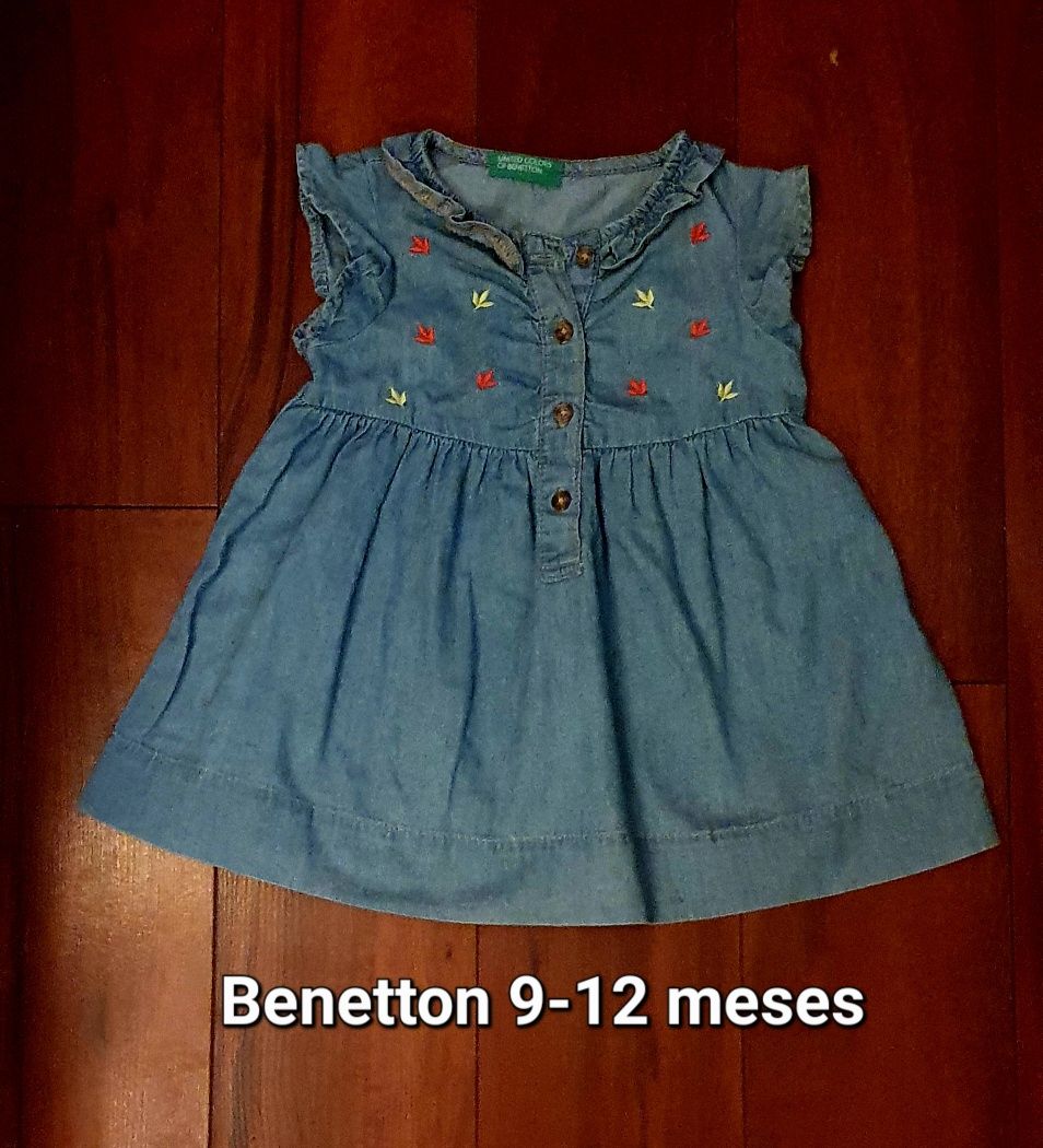 Vestido verão Benetton 9-12 meses