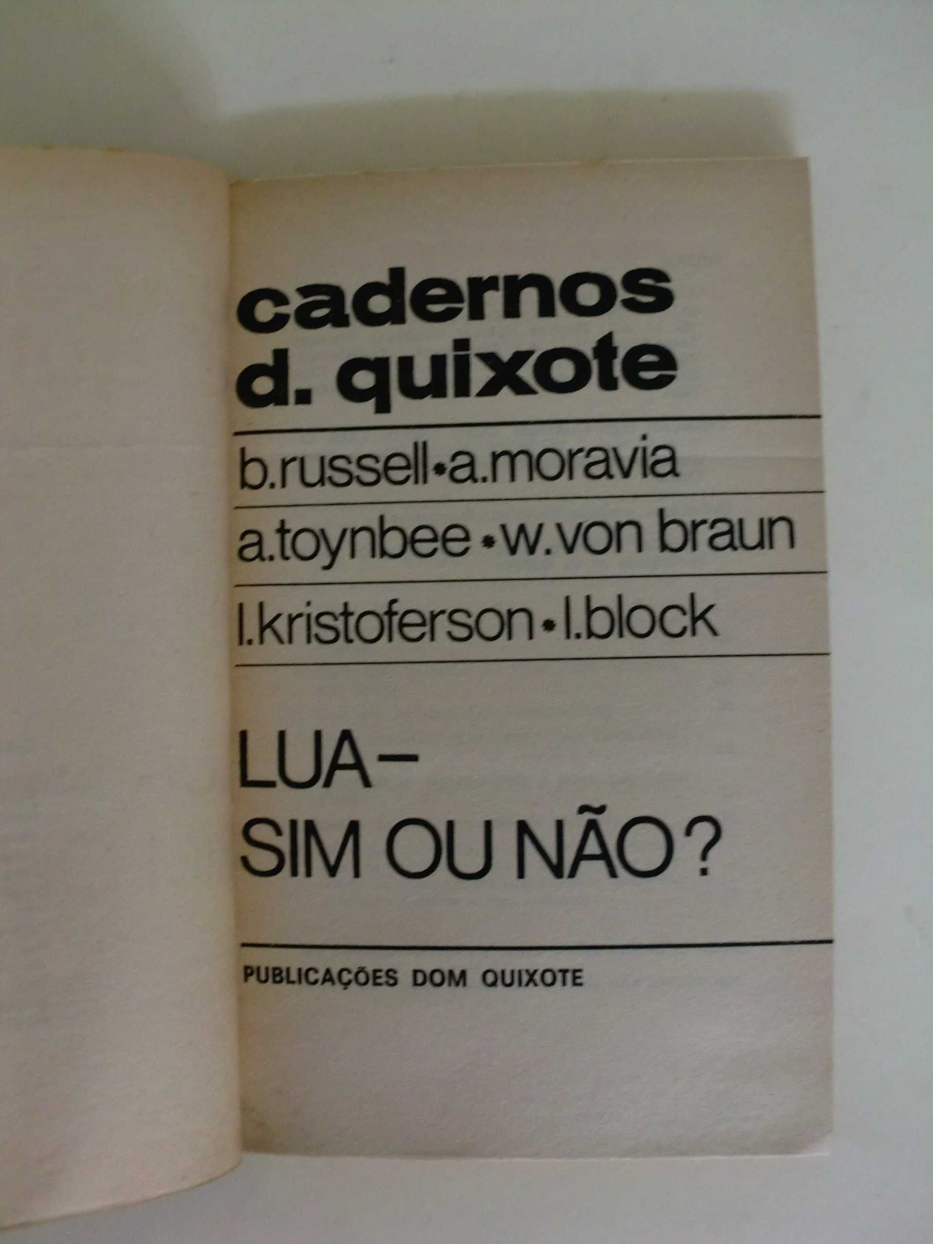 Lua - Sim ou Não?
de Bertrand Russell e outros