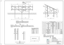 Konstrukcja gruntowa wbijana fotowoltaika 2x6 (12 paneli) pionowa