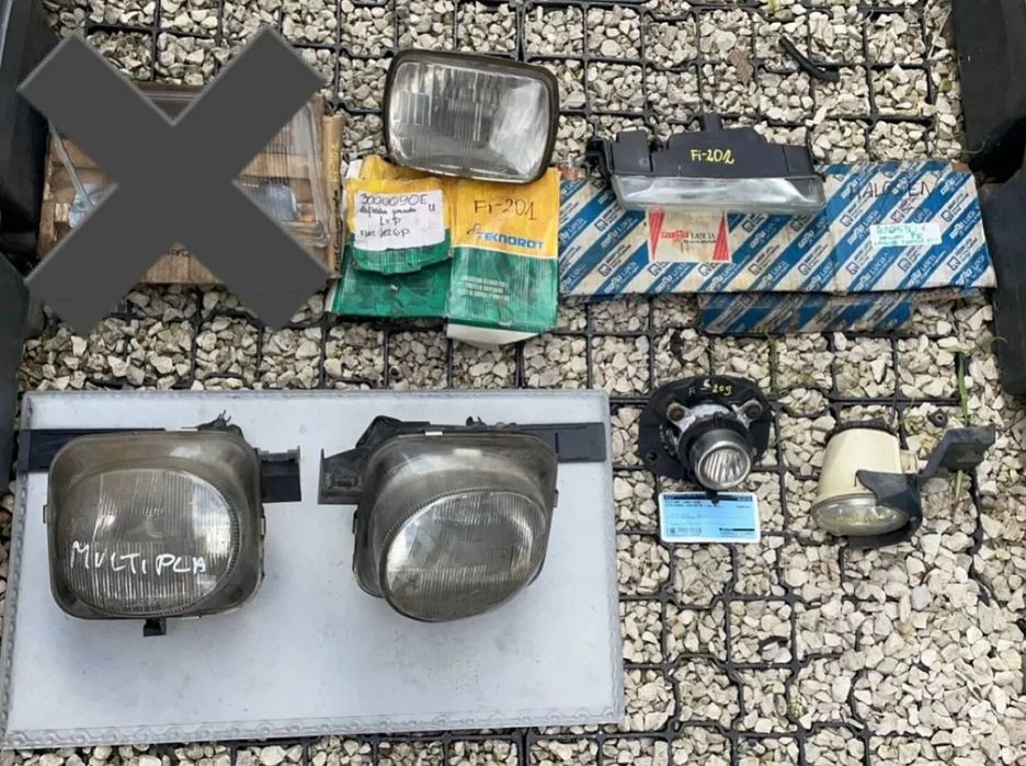 HALOGENY MIGACZE FIAT