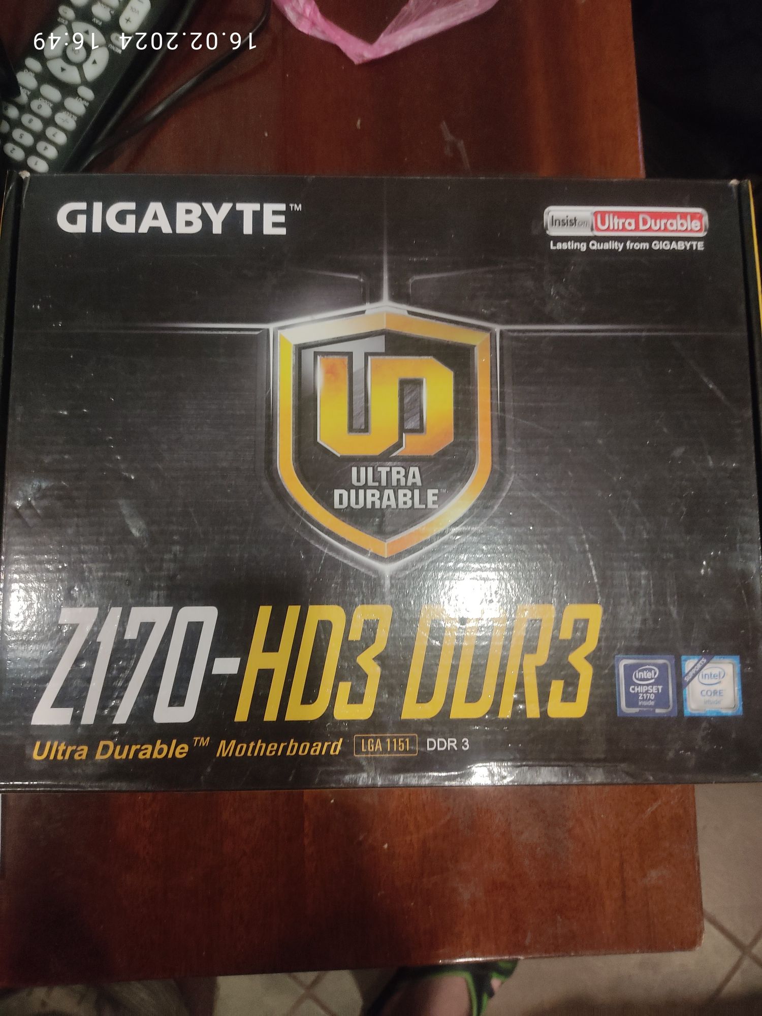 Материнская плата Gigabyte Z170-HD3-DDR3