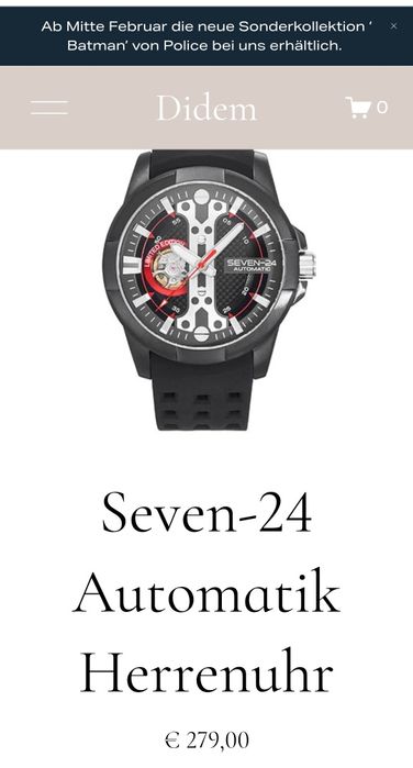 Seven 24 Archer Automático (Seven Friday)