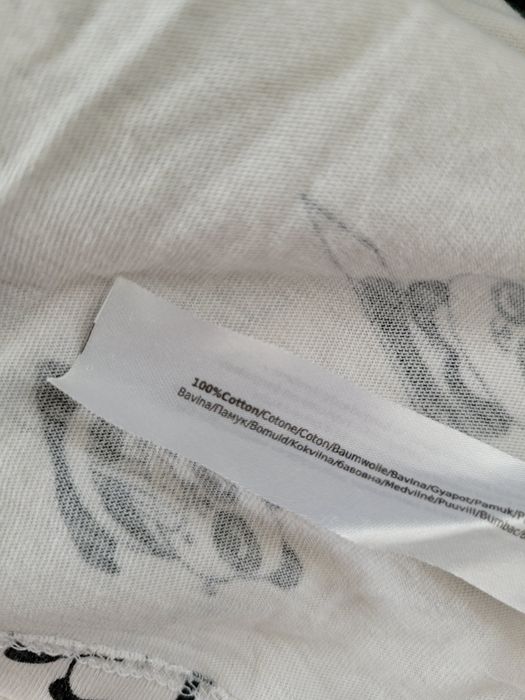 T-shirt koszulka w pandy z nadrukiem Terranova M Bawełna