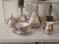 Bavaria królewski zestaw porcelany