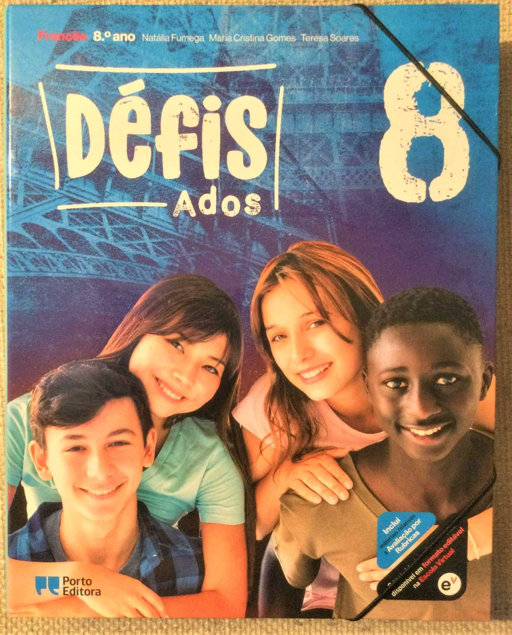 DÉFIS Ados 8 FRANCÊS 8º ANO do Professor- NOVO- Porto Editora