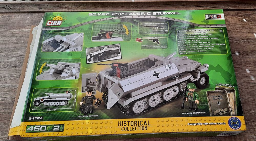 COBI 2472A - SD.KFZ. 251/9 ausf. c stummel