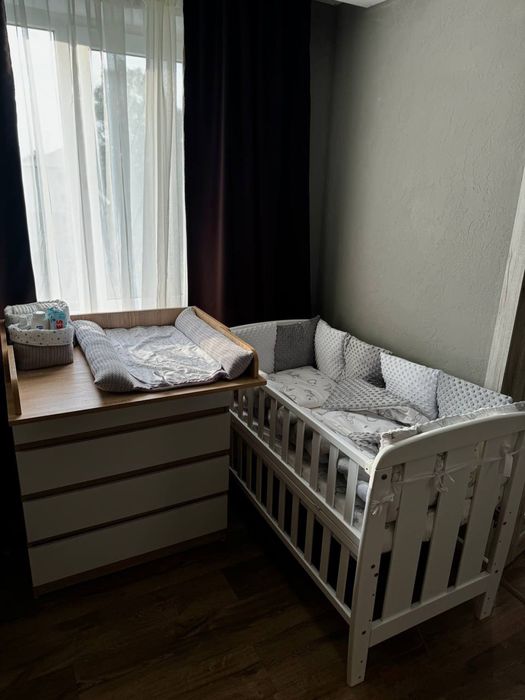 Приставная детская кроватка