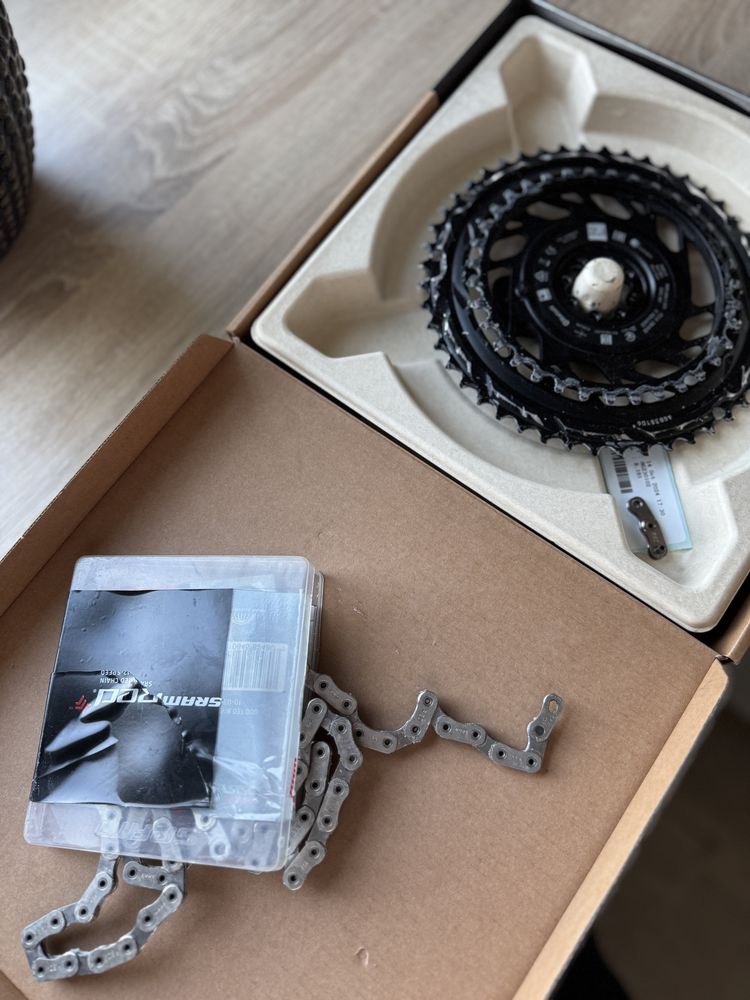Zębatki z pomiarem mocy Quarq SRAM RED 48–35T