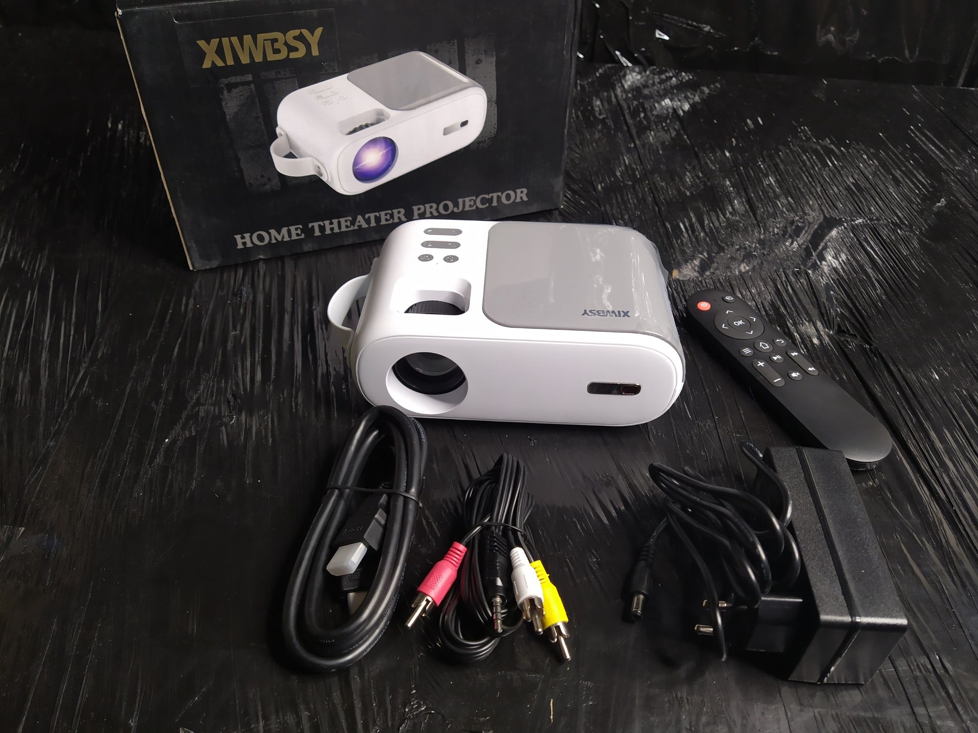 Projektor przenośny Xiwbsy Q2 White Wifi