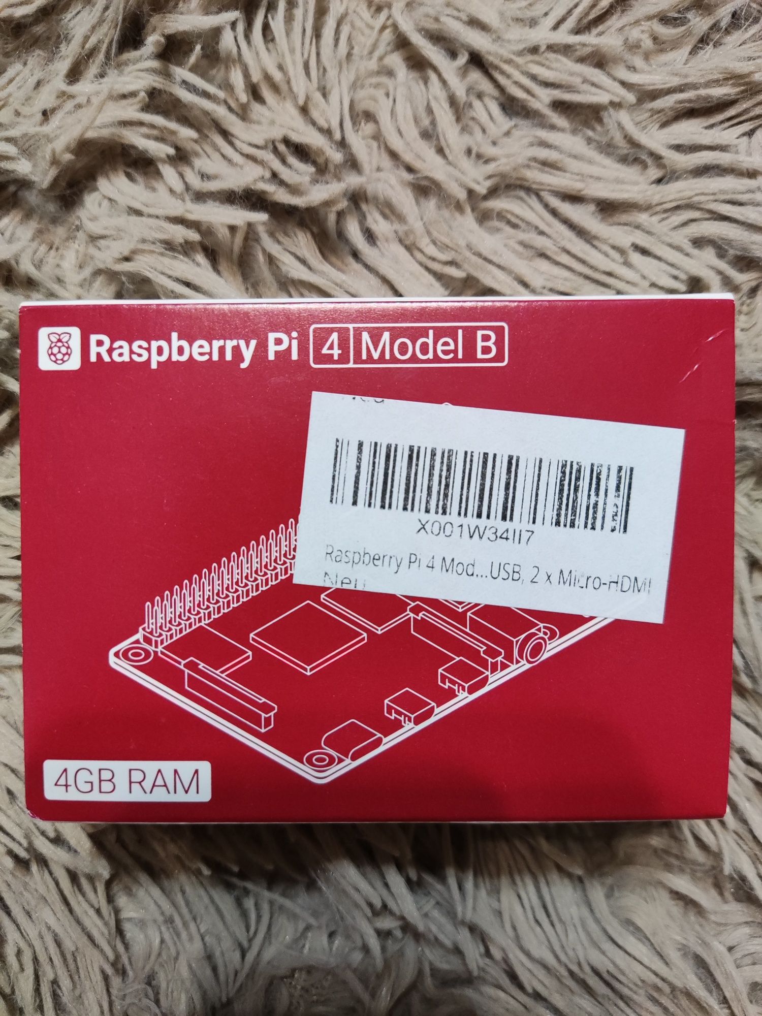 Мікрокомп'ютер Raspberry Pi 4 Model B (4 ГБ)