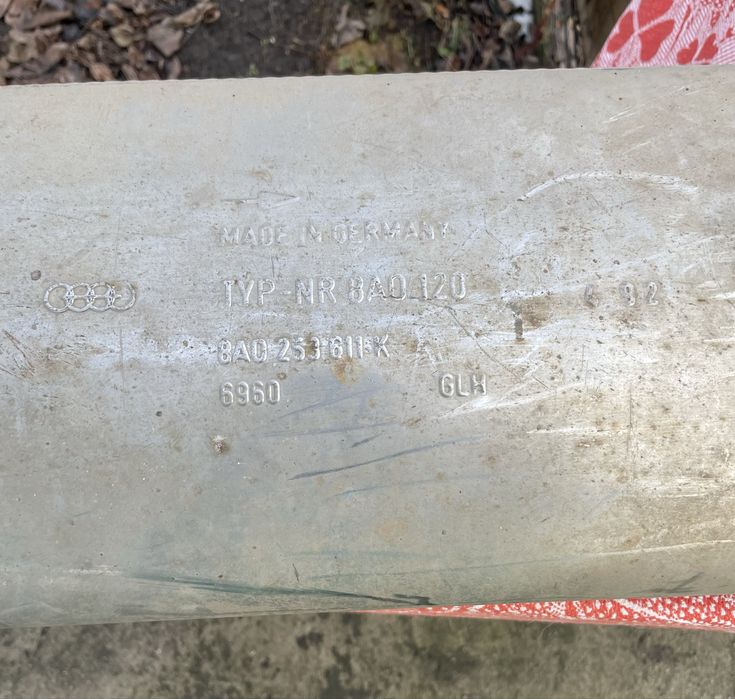 Глушитель конечный Audi