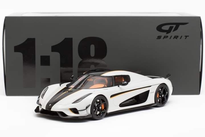 Koenigsegg Regera White GT391 GT Spirit 1:18