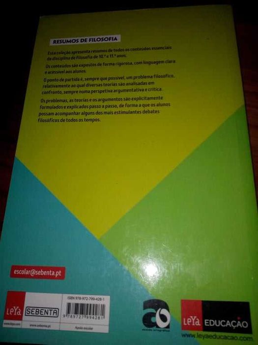 Resumos de Filosofia 11.º ano