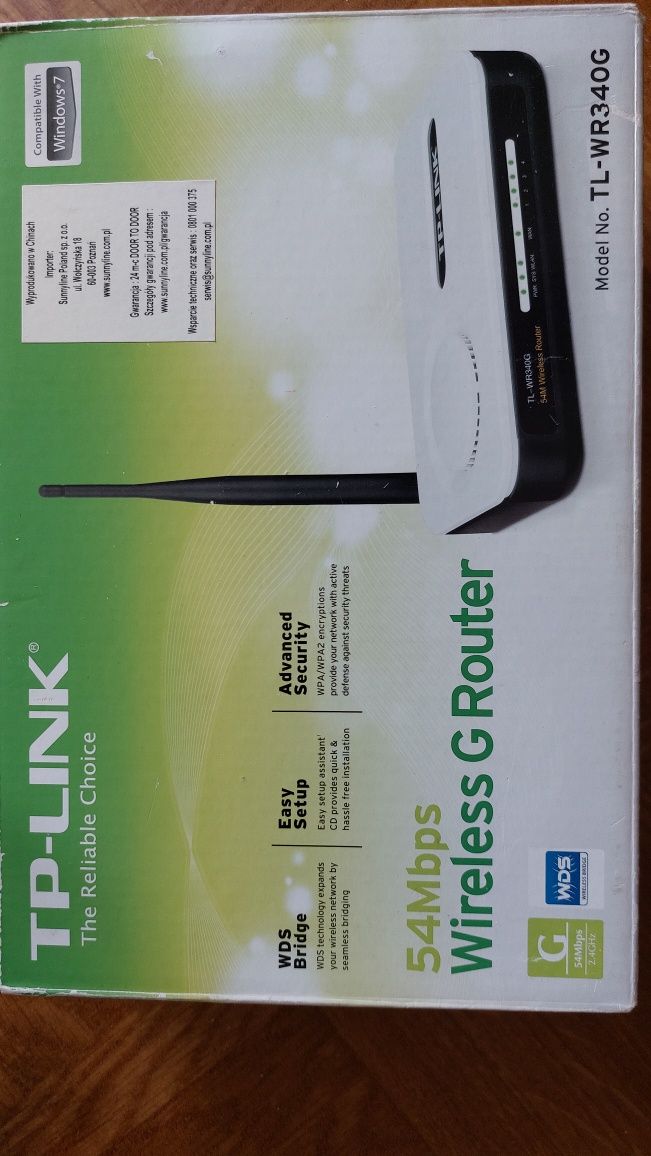 Ruter TP-LINK Model TL-WR340G