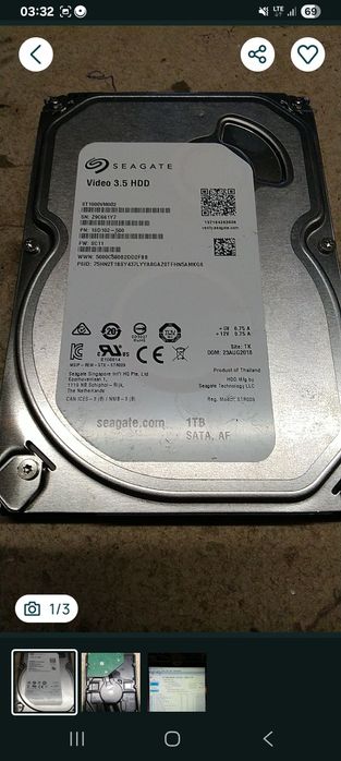 Dysk  3,5" 1TB seagate