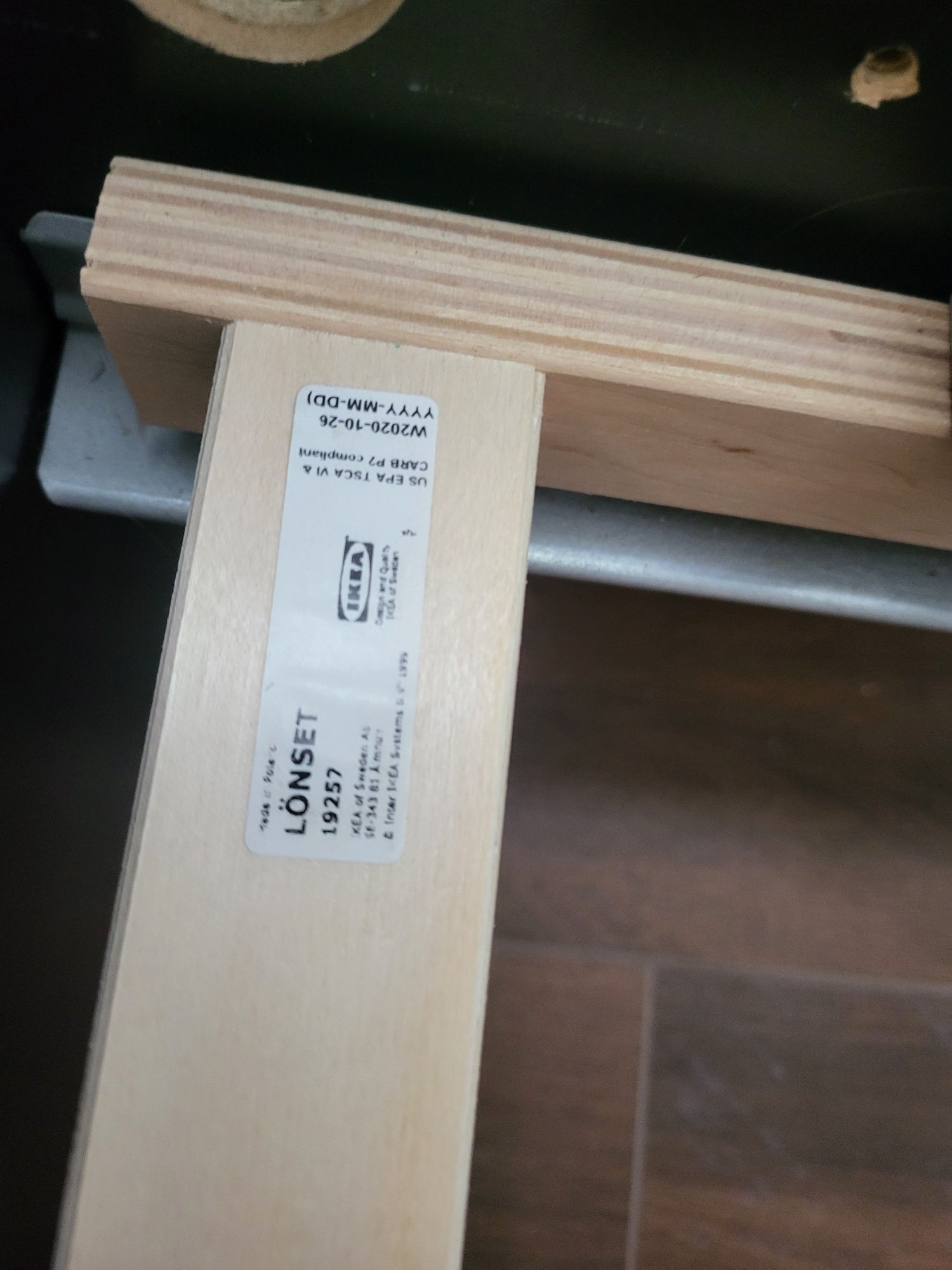 Łóżko Ikea Malm 90x200 stelaż materac
