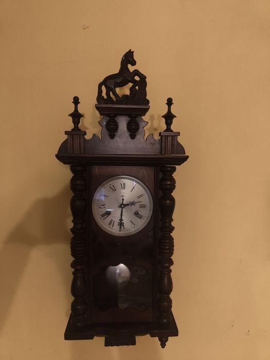 Zegar ścienny POLARIS 31 Day – drewniany, sprawny, wahadłowy