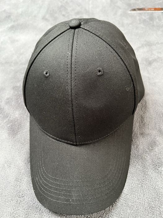 Bawełniana czarna bejsbolówka