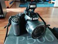 Aparat cyfrowy Nikon Coolpix P500 12 Mpx + etui