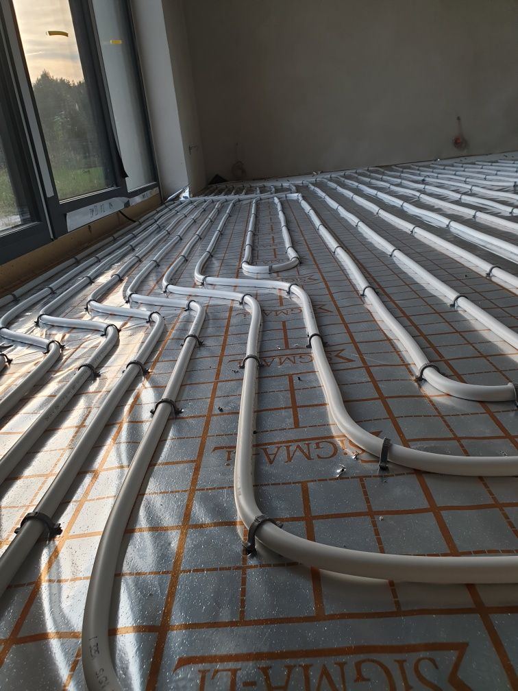 Ogrzewanie podłogowe cena z materiałem dom biuro remont hydraulik
