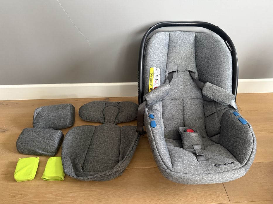 Fotelik Avionaut Ultralite/Pixel + baza ISOFIX, ADAC