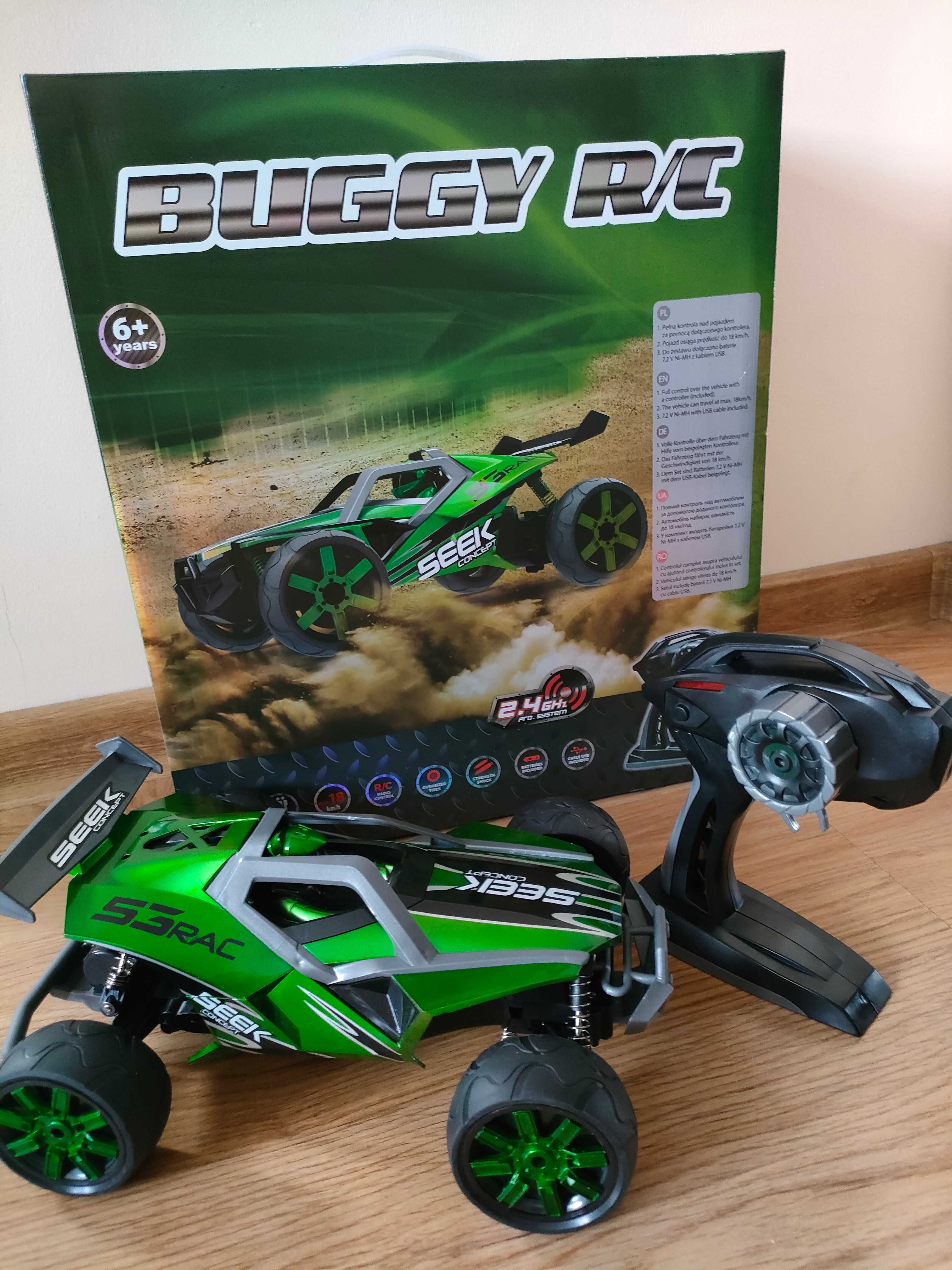 Buggy, pojazd zdalnie sterowany, 1: 12, 2.4 GHz, zielony, 30 cm