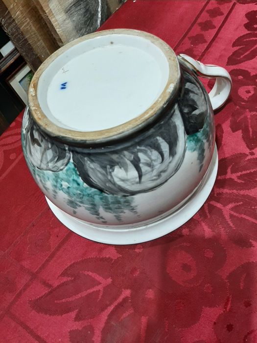 Bacio/Penico em faiança séc XIX Vista Alegre