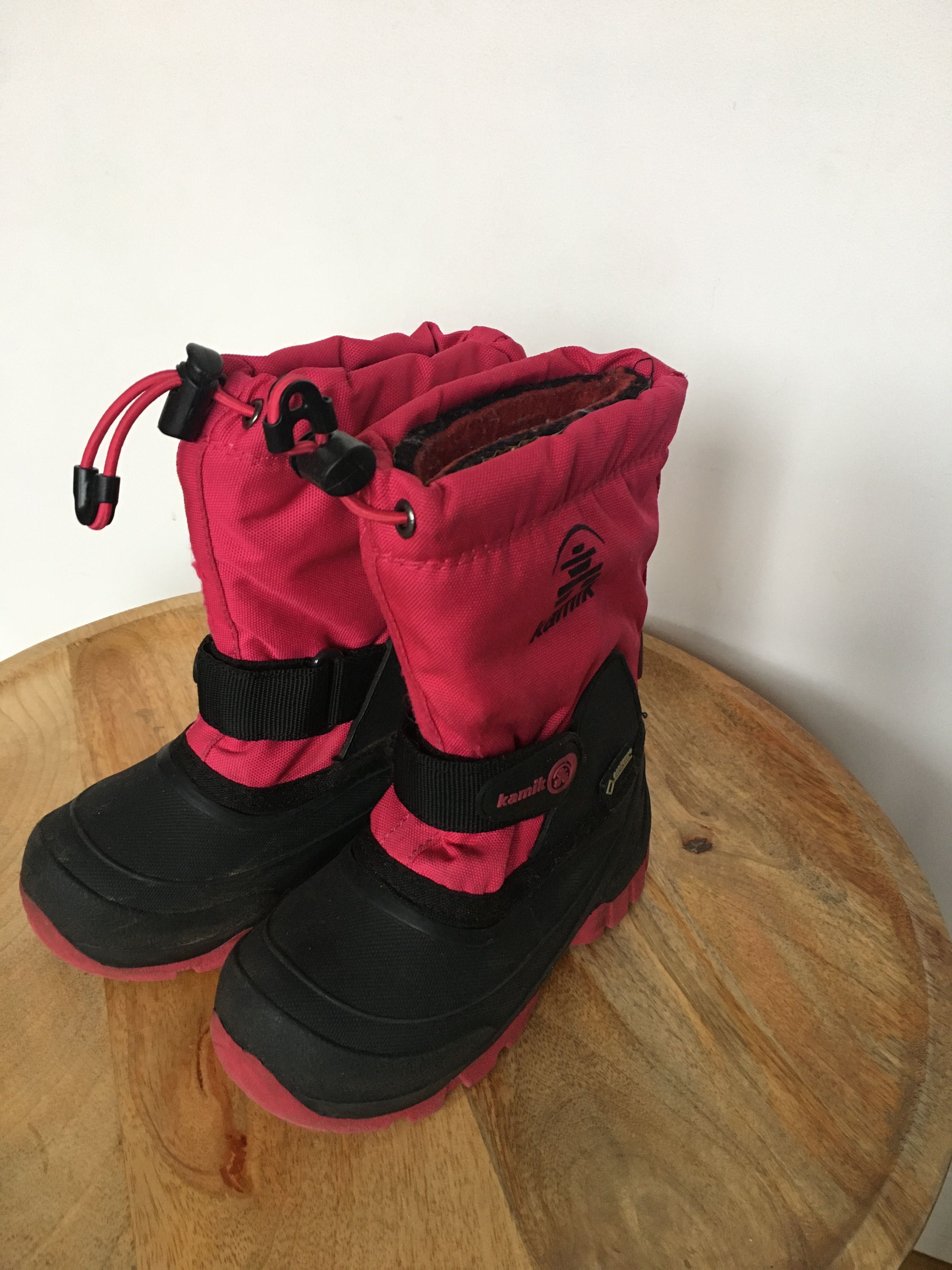 Kamik śniegowce GORE-TEX 26 ocieplane buty zimowe dla dziewczynki róż