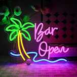 Bar open palemka neon