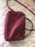 SAMSONITE  shoulder bag / crossbody em nylon. Cor: marrom
