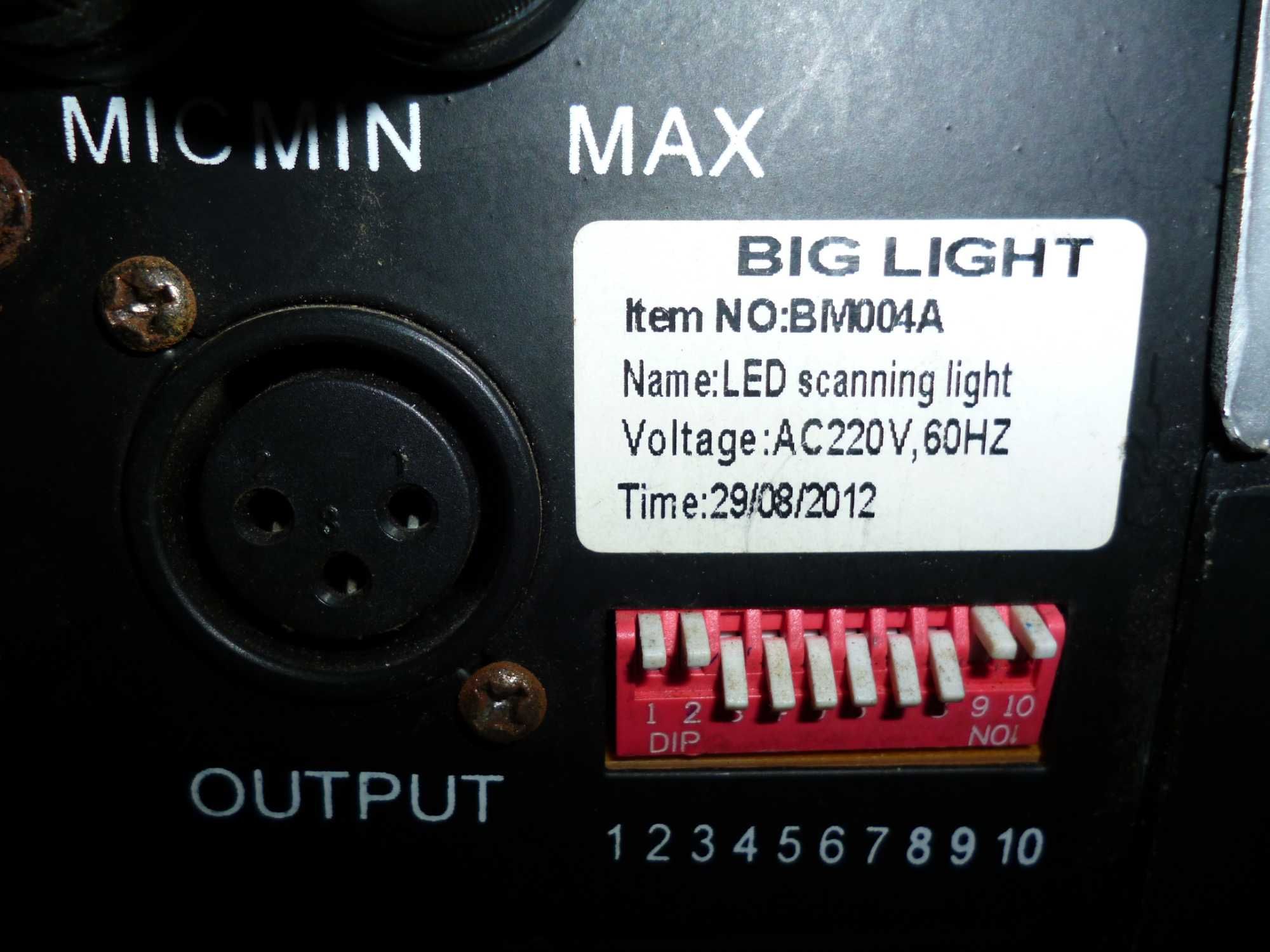 Цветомузыка. Светоустановка для дискотек, BIG BM004A.