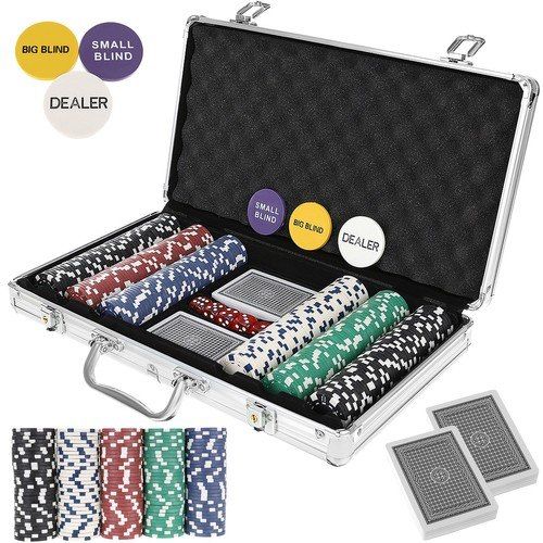 5w1 Poker - zestaw 300 żetonów w walizce HQ 23528  pokera Karty