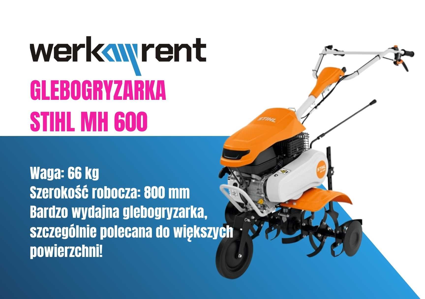 Wynajem sprzętu ogrodniczego | Glebogryzarka | Wertykulator | Myjka