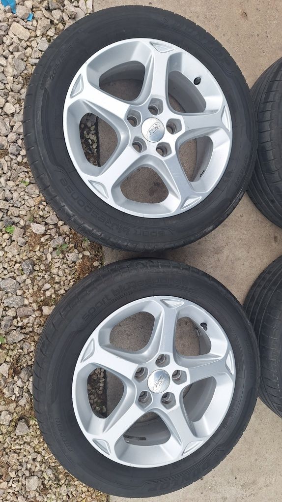 Koła letnie Felgi alu 16 5x108 opony 205/55 16 Ford Focus, C-max