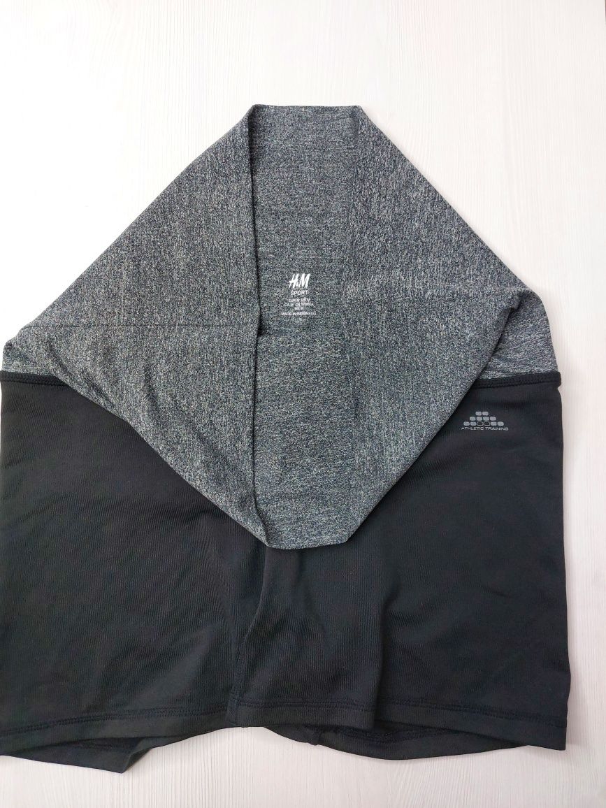Велосипедки H&M сіро чорні