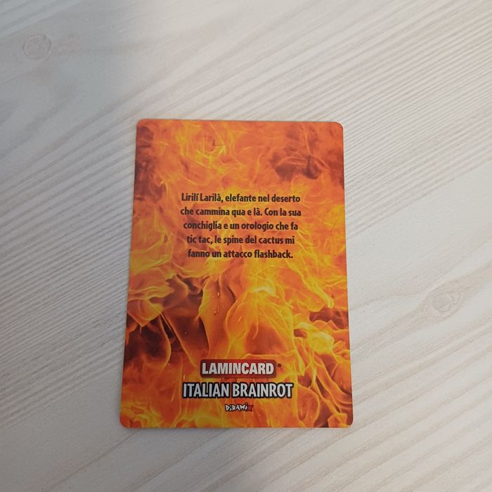 Karta Lamincard Italian Brainrot Diramix Lirili Larila nowe