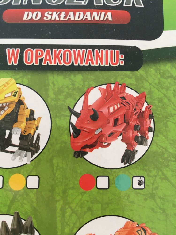 Robo-dinozaur do składania