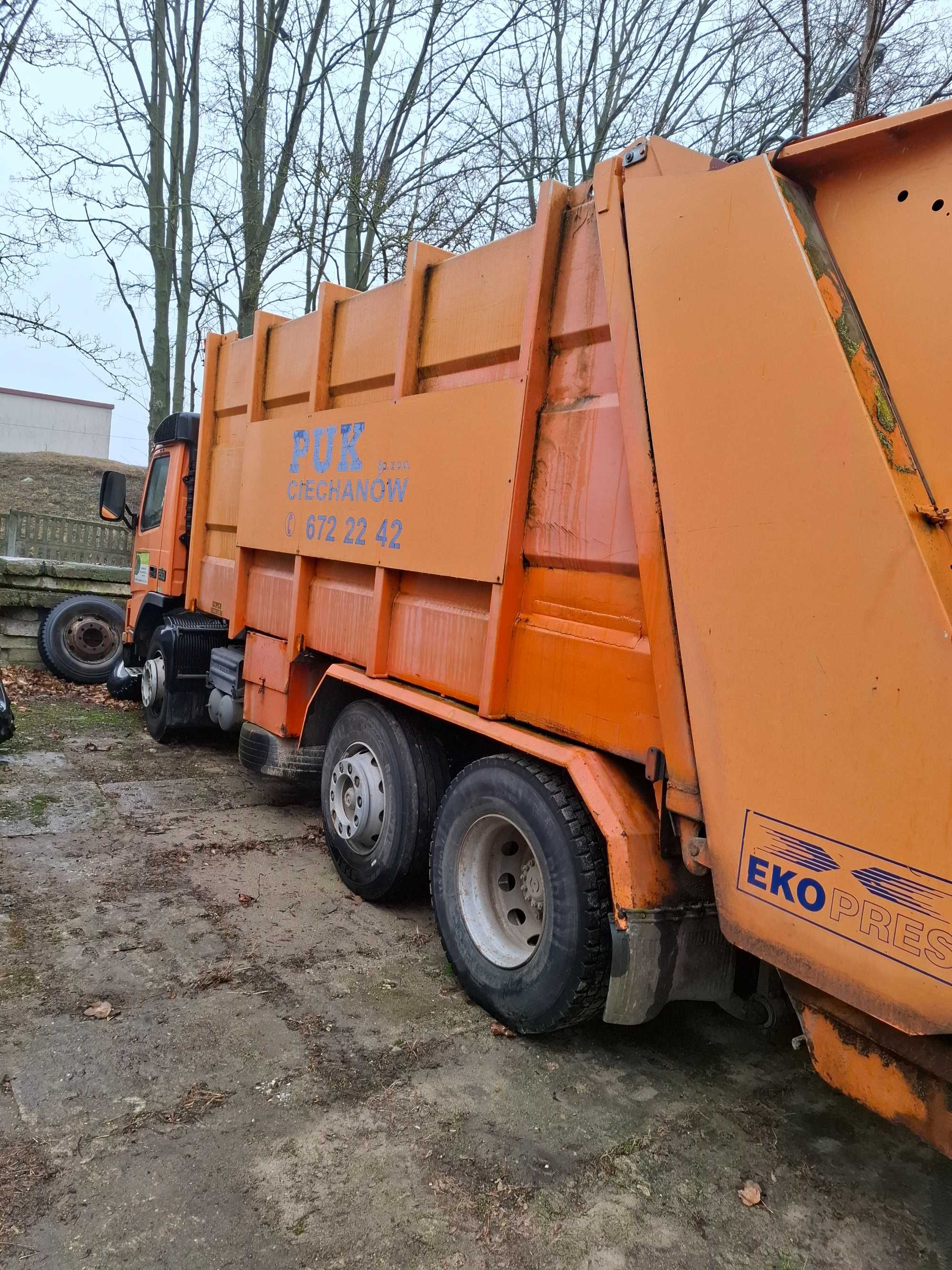 Volvo FM7 Ekopres - śmieciarka / samochód ciężarowy do odbioru odpadów