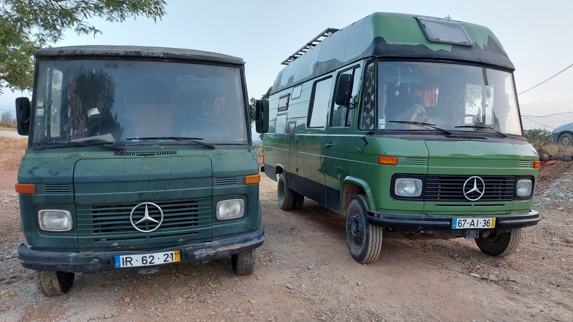 Mercedes 508D pesada Autocaravana de livrete