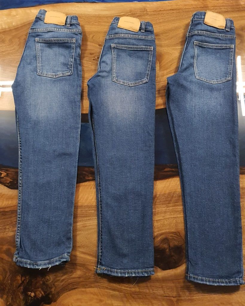 Jeansy ZARA denim straight r. 9 r. 134