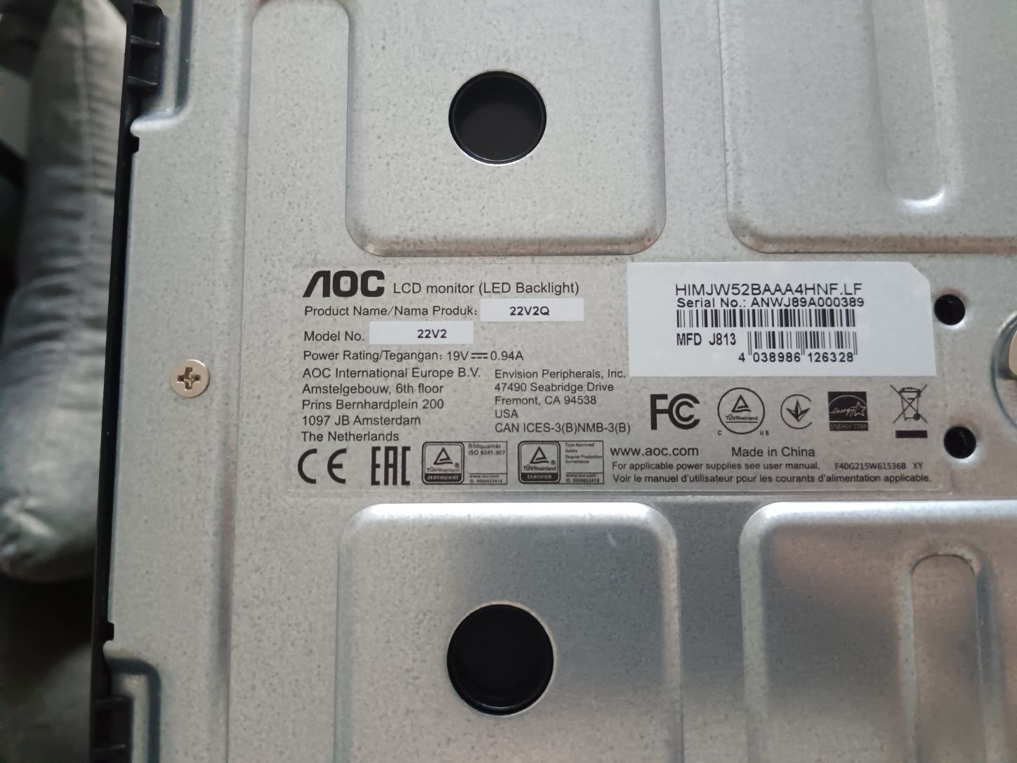 Monitor sprawny led
