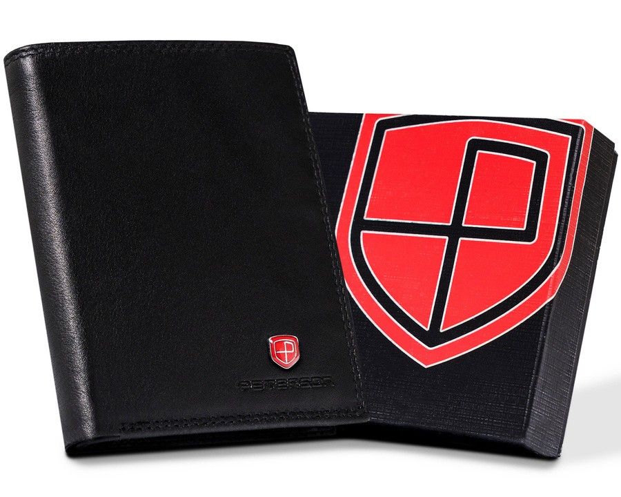 duży portfel męski z systemem rfid protect - peterson