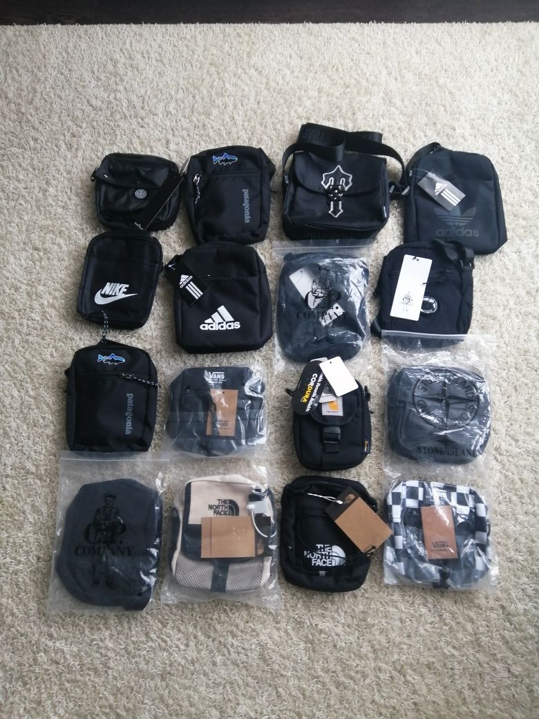 Сумки Vans, Adidas, Vans, The North Face, CP company, Stone Island,