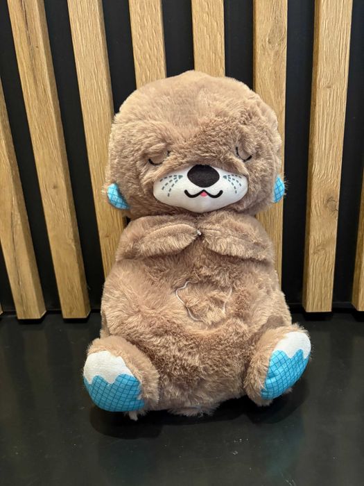 Miś/Szumiś Wydra Oddychająca SZUMIĄCA USPOKAJACZ Na prezent 32cm