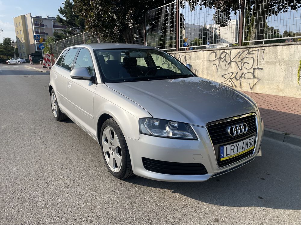 AUDI A3 8p ** LIFT ** 1.9tdi ** 08r **ZADBANA ** Bez rdzy** Isofix