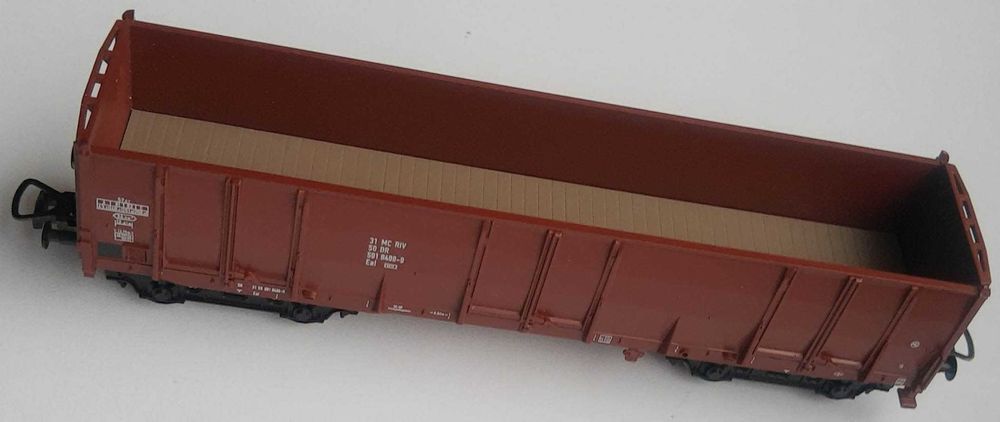 H0 PIKO wagon węglarka Lowa Reko DR ep. IV nr 8488-9 napisy na czołach