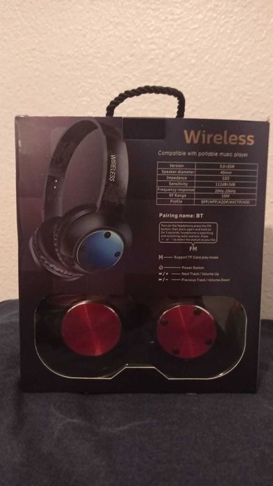Auscultadores Bluetooth Ms-K15 V5.0 Super Bass - Novos!!