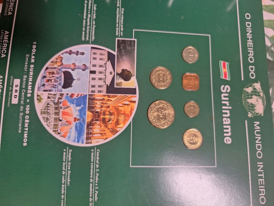 Colecção moedas  do mundo 10 paises não  circuladas