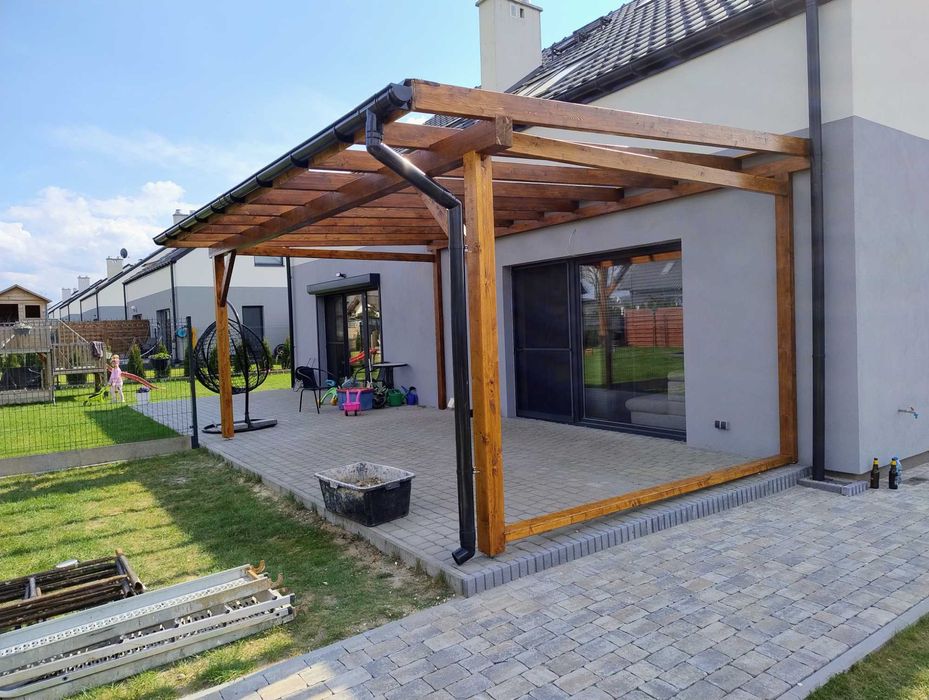 Altana ogrodowa, domek drewniany, drewutnia, zadaszenia tarasów !