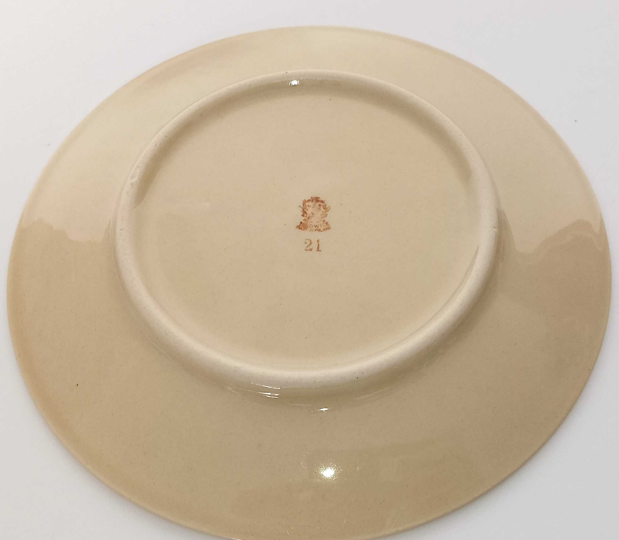 Porcelit Tułowice 2 x Talerz Deserowy sygn 1951